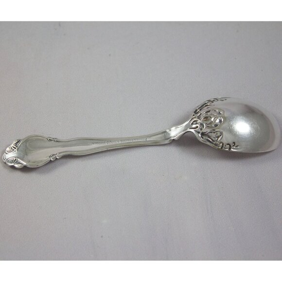 Simeon L & George H Rogers Silverplate Sugar Spoon and Twisted Butter Spreader - Picture 3 of 12